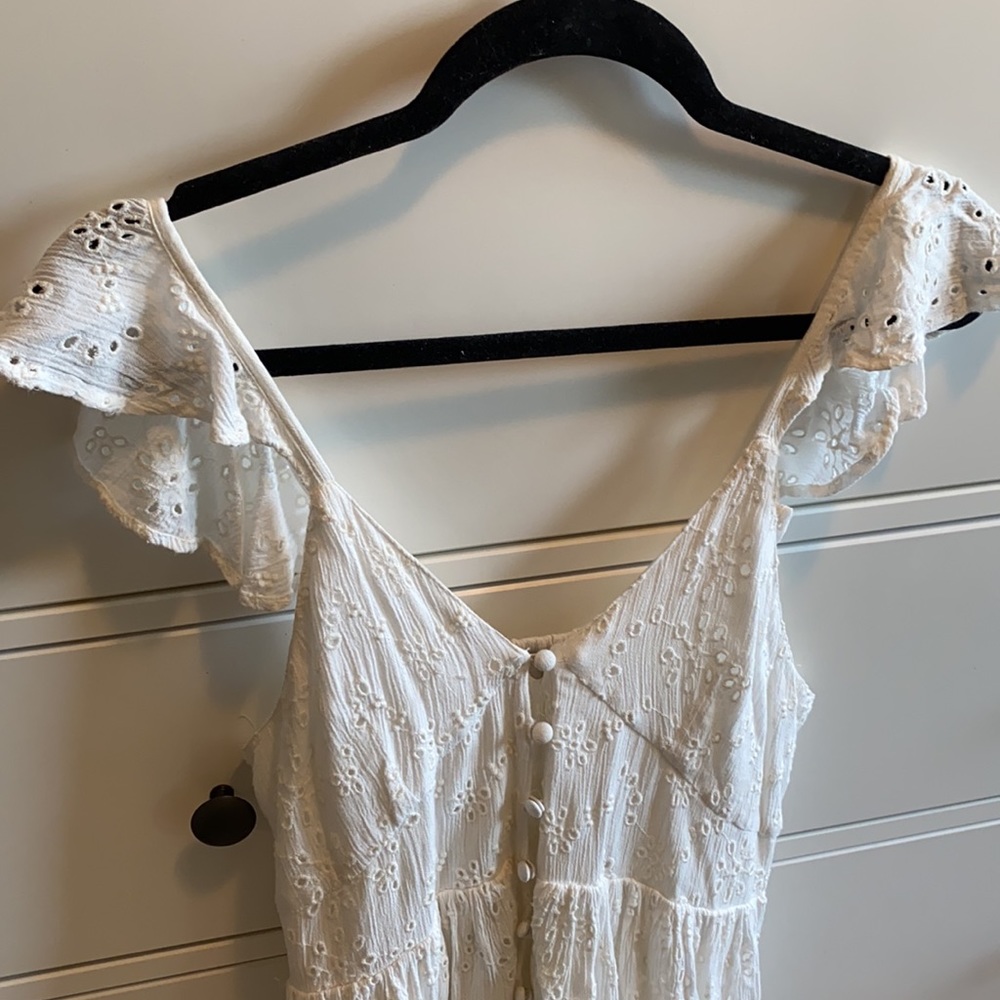 COPY - White full length summer dress